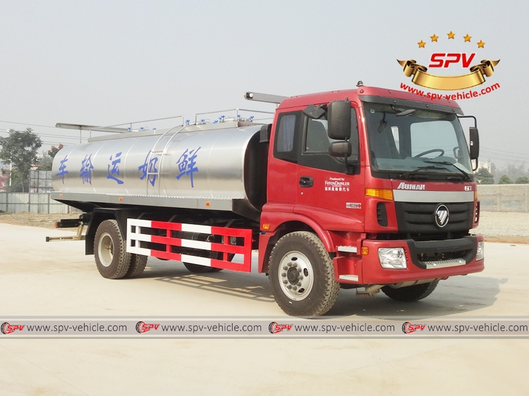 10,000 Litres Milk Tanker Truck-Foton-RF 10,000 Litres Milk Tanker Truck-Foton-RF